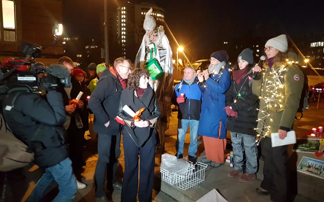 Unfrohe Botschaft an die Fraktionen des Berliner Abgeordnetenhauses