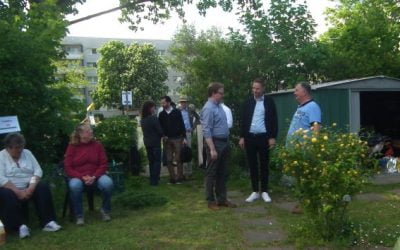 Joachimsthaler Carrée: Frühling im Mietergarten