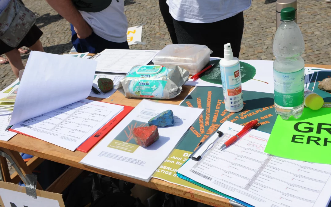 Demonstration des “Berliner Bündnis Nachhaltige Stadtentwicklung” am Tag der Umwelt