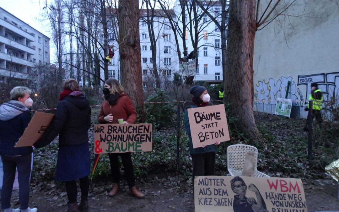 Polizeischutz für die Bauziele