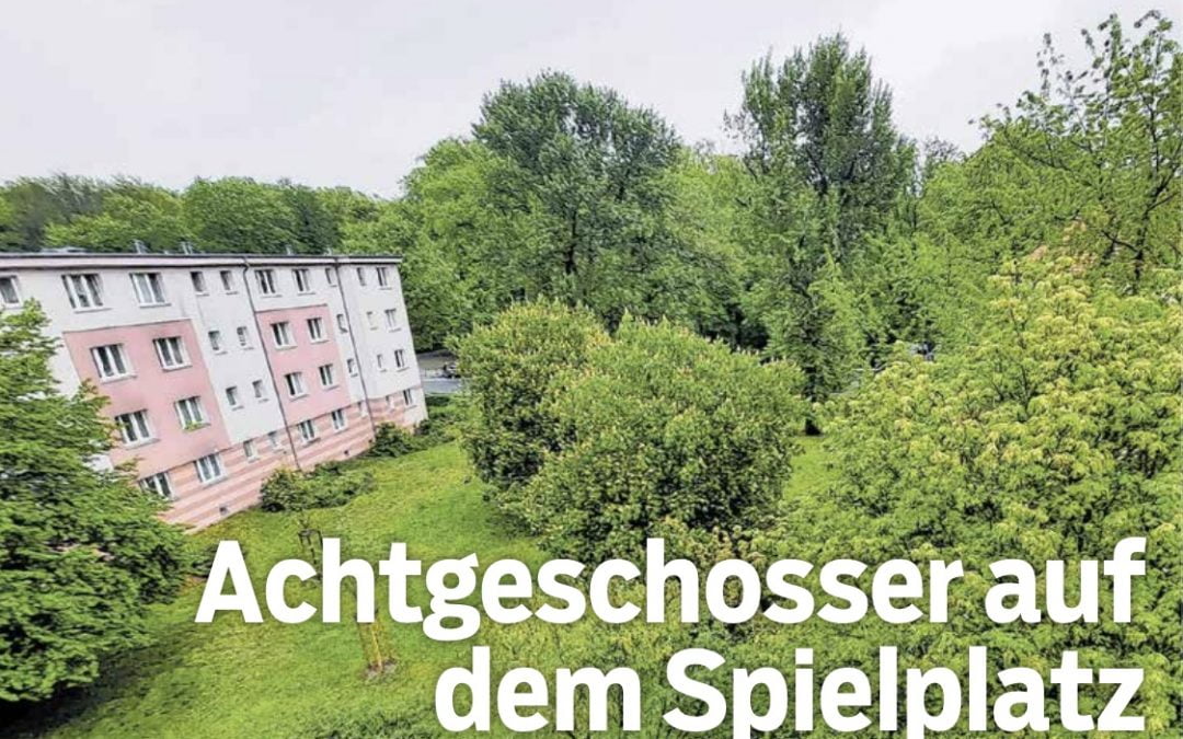 Achtgeschosser auf dem Spielplatz