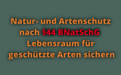 §44 BNatSchG: Bedeutung, Erklärung & Wichtigkeit für den Schutz von Arten