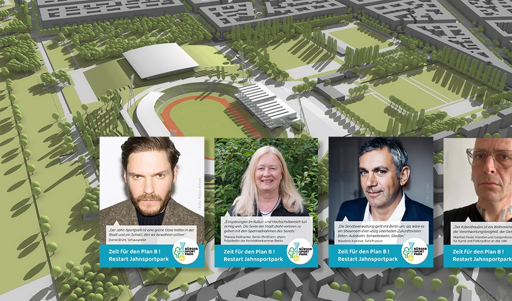 RESTART JSP – Fachleute und Prominente fordern Umdenken im Jahnsportpark