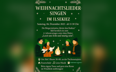 BBNS - Startseite - Neu 1 Weihnachtsliedersingen im Ilsekiez