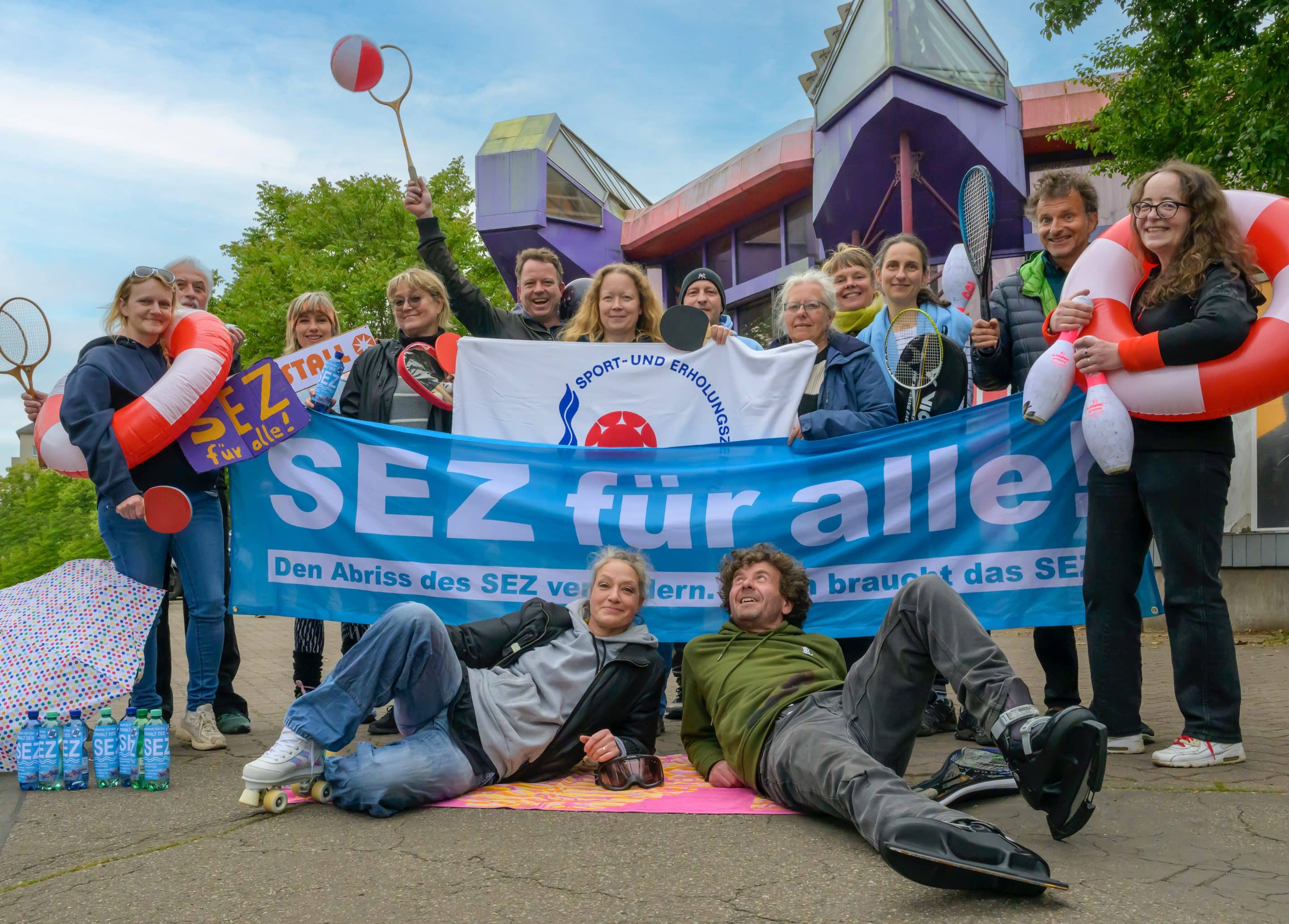Abriss des SEZ ist rechtswidrig – Blick auf das Sport- und Erholungszentrum in Berlin