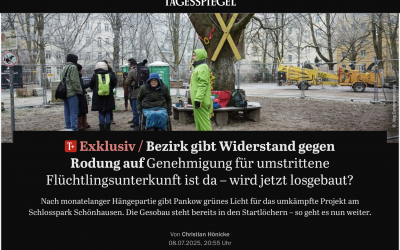 Geflüchtetenunterkunft Schlosspark Schönhausen: Massive Kritik und aktuelle Entwicklungen